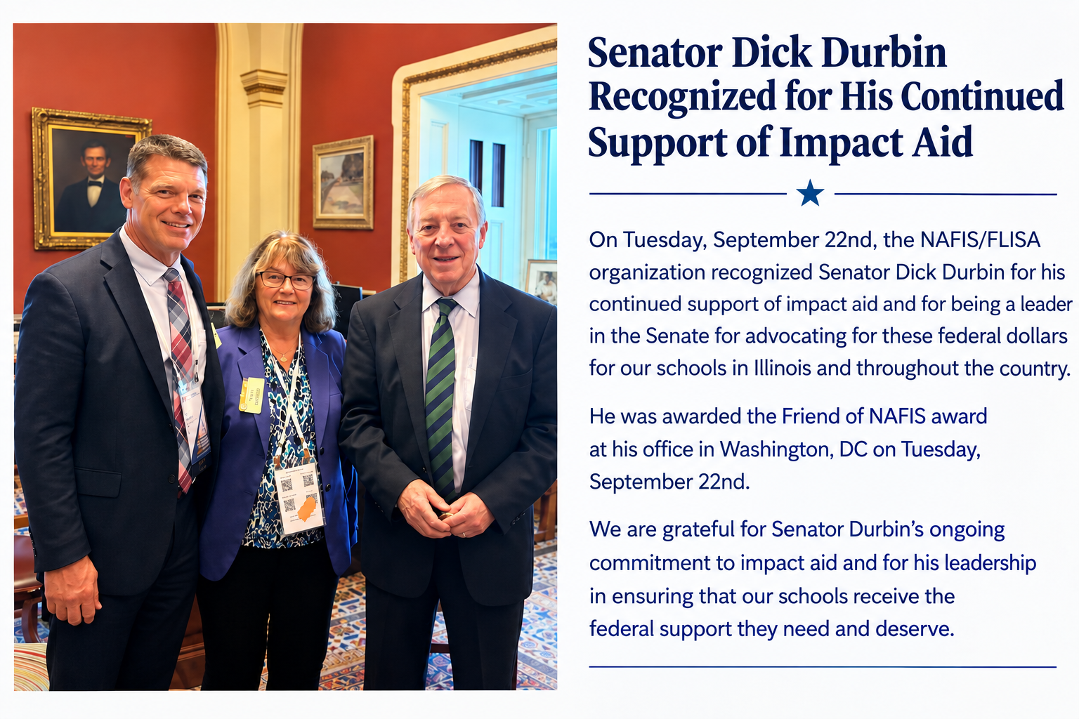 Senator Dick Durbin