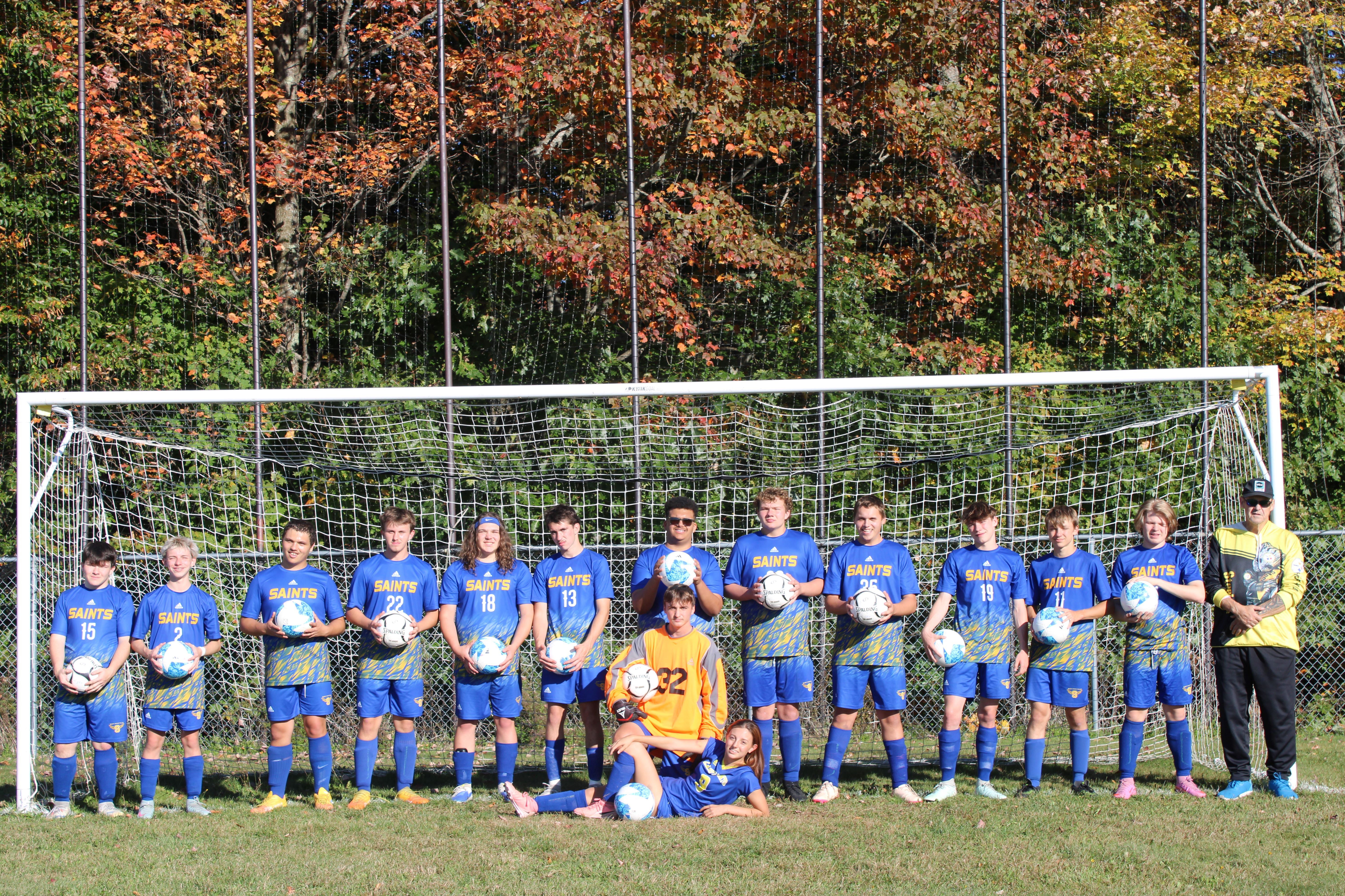 Boys varsity soccer team 