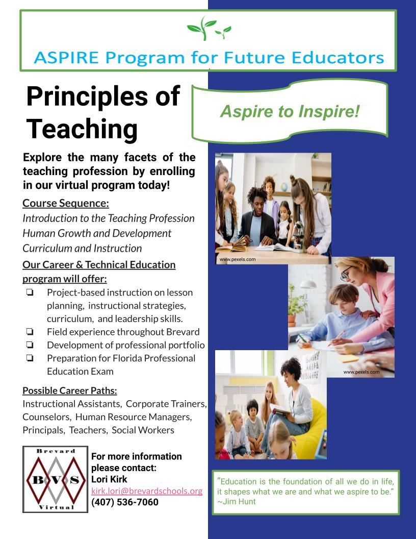 ASPIRE-Principles of Teaching