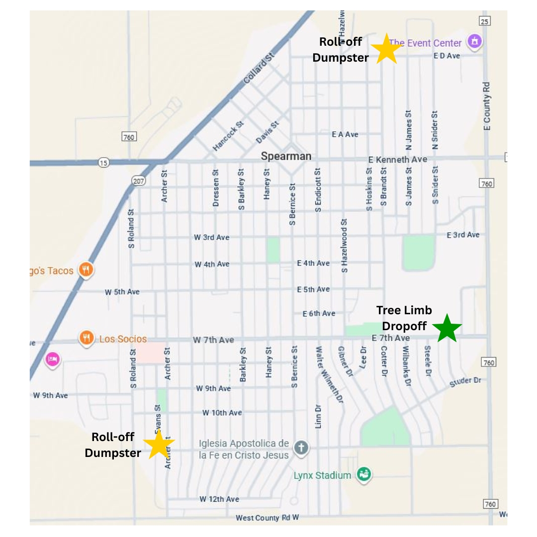 dropoff map