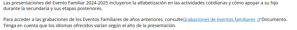 Explanation  for family
