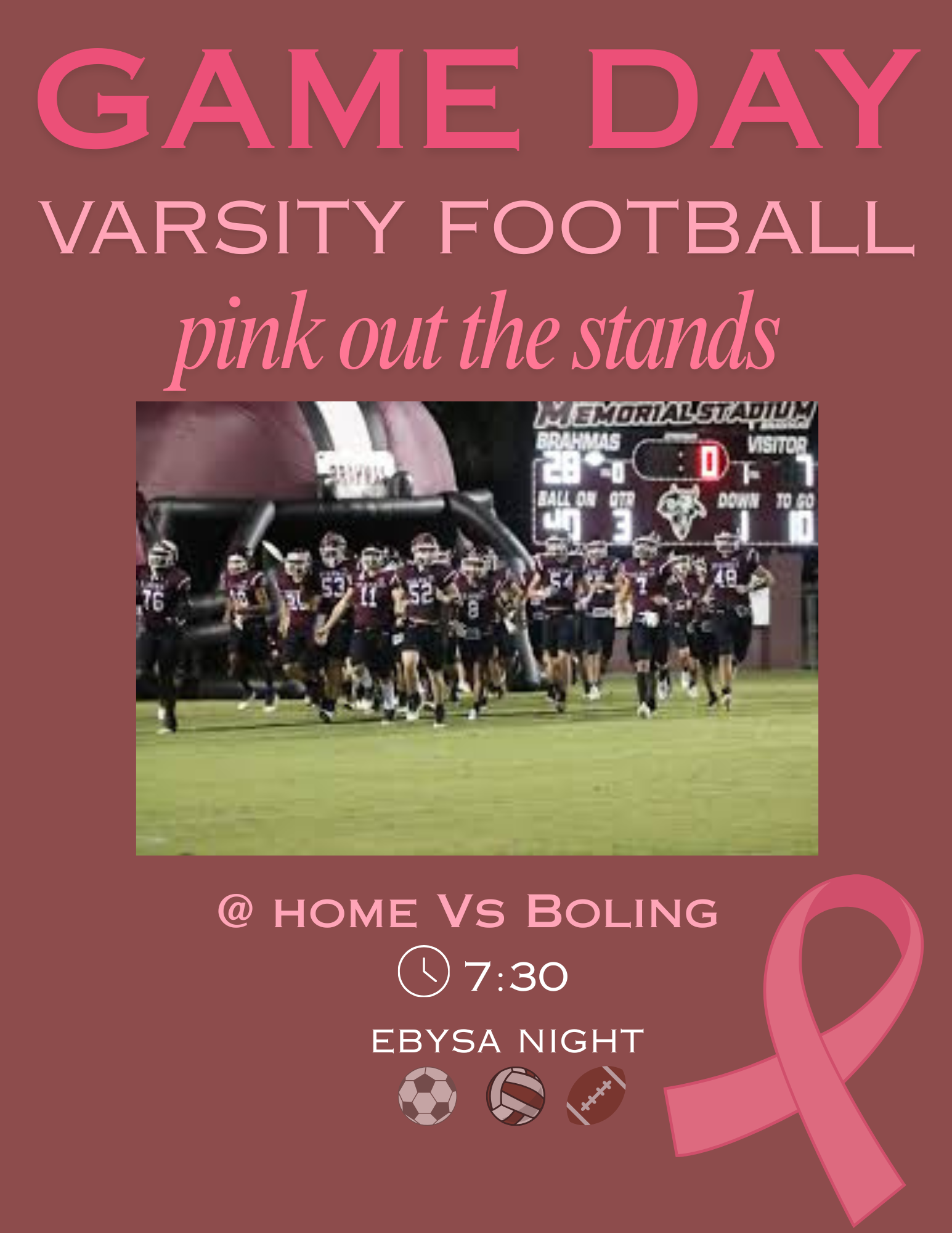 Pink out