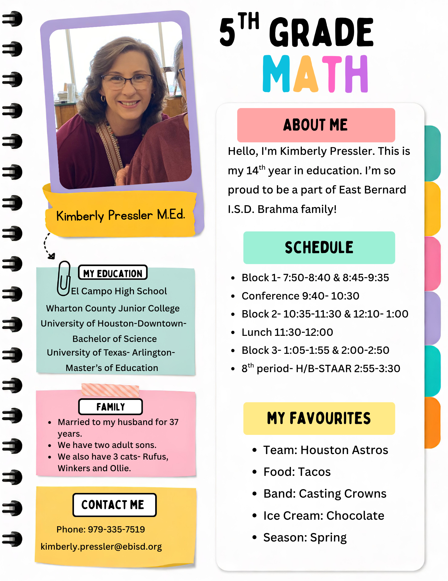 Mrs. Pressler 5th grade Math