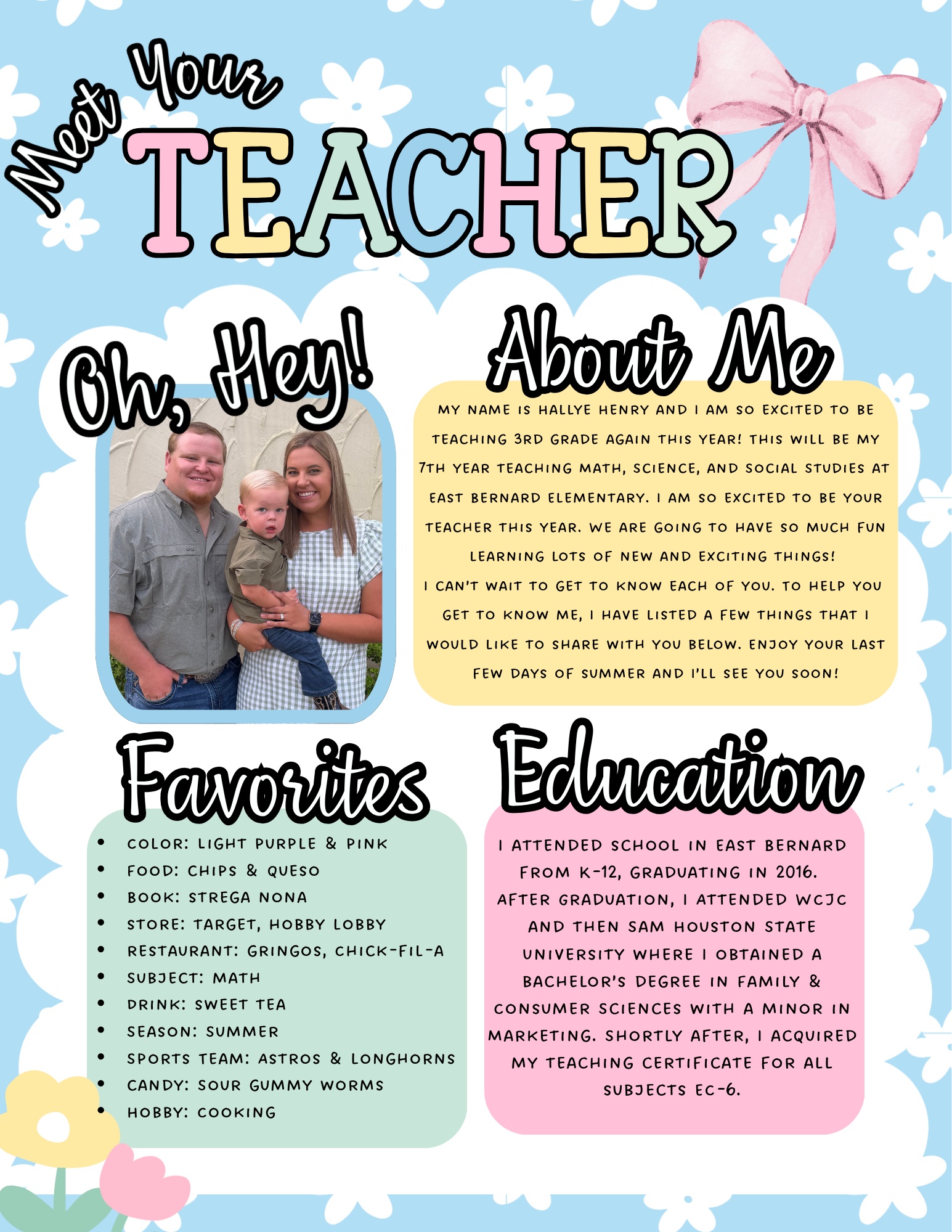 Meet the Teacher Flyer 26-27