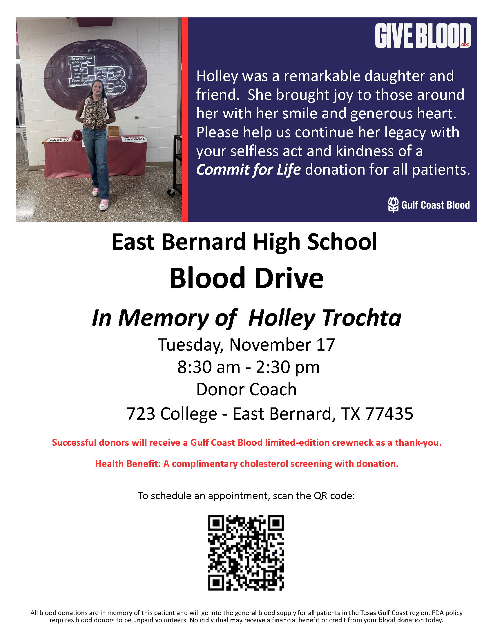 November Blood Drive