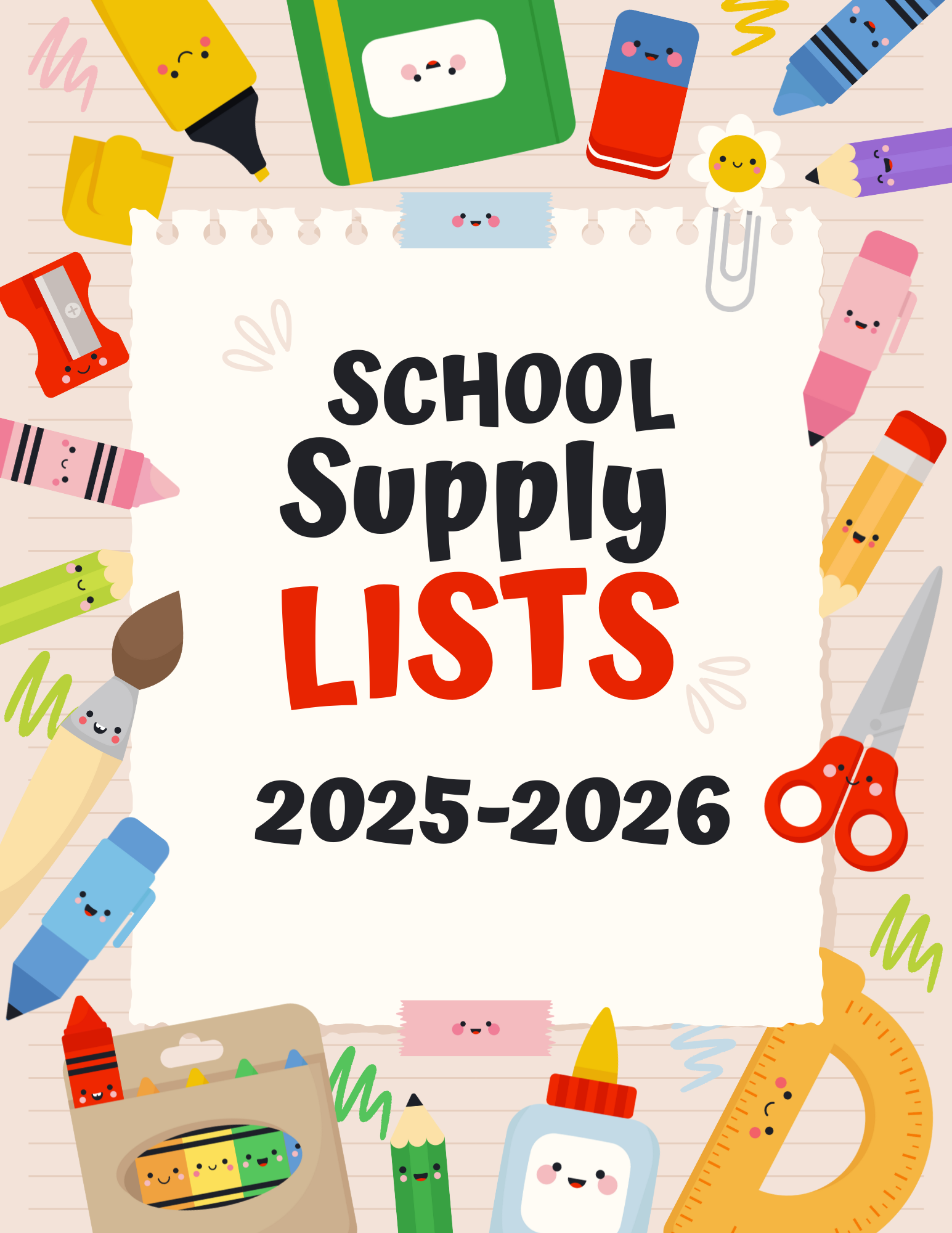 supply lists