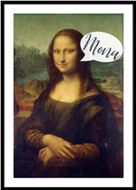 famous paint "La Monalisa" edited 