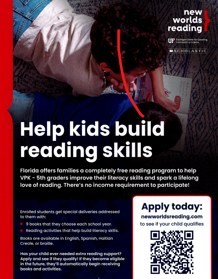 New Worlds Reading Flyer