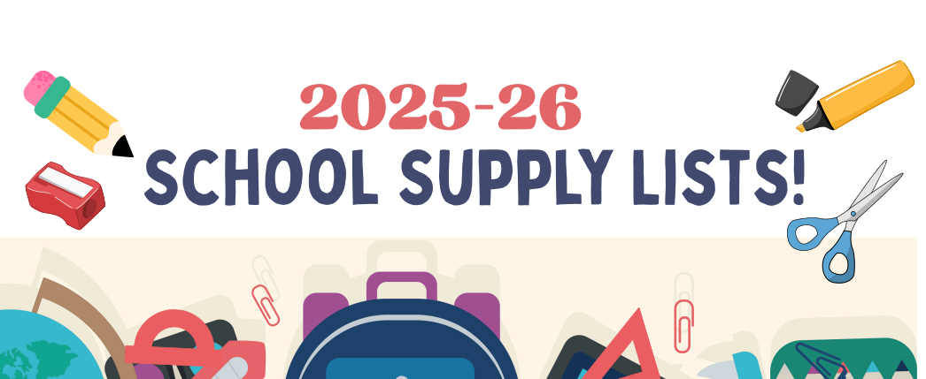 Supply Lists 25-26
