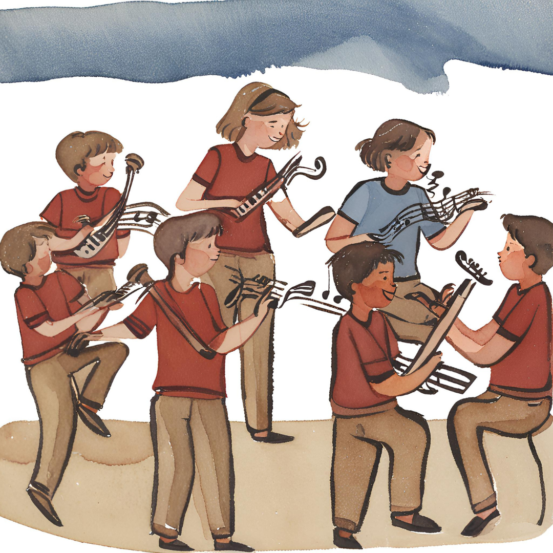 Students Playing Instruments