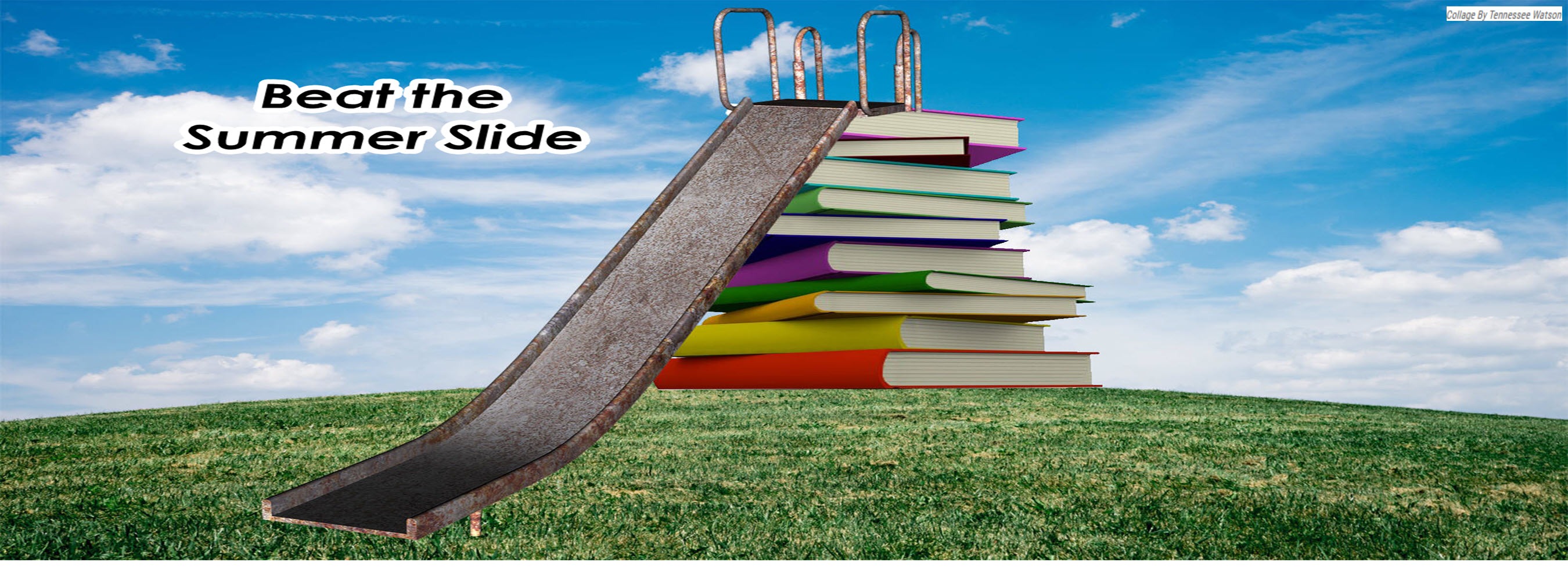 Picture of ladder as a symbol of summer slide in reading