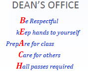 Dean's office values