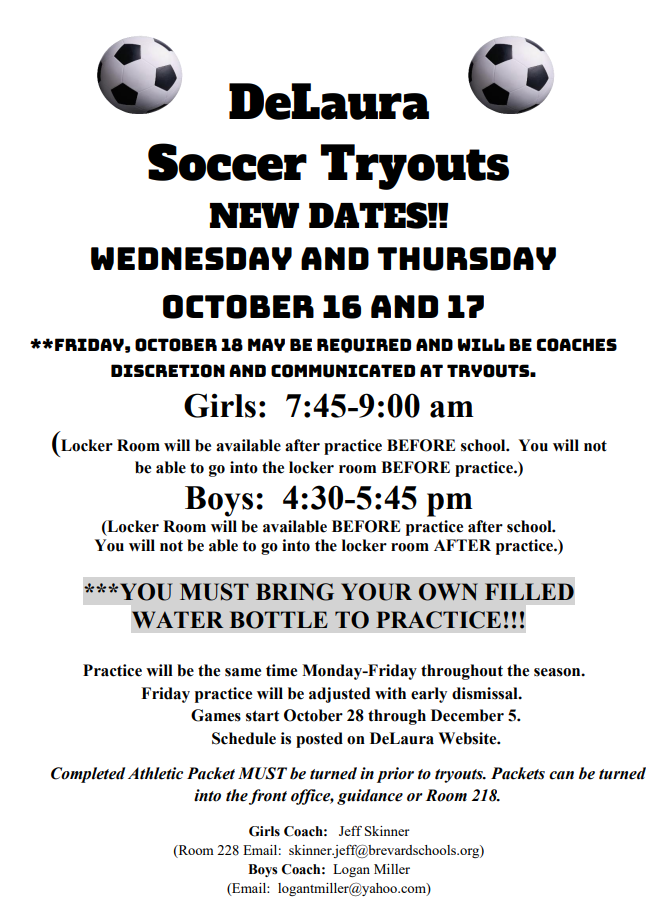 soccer tryouts