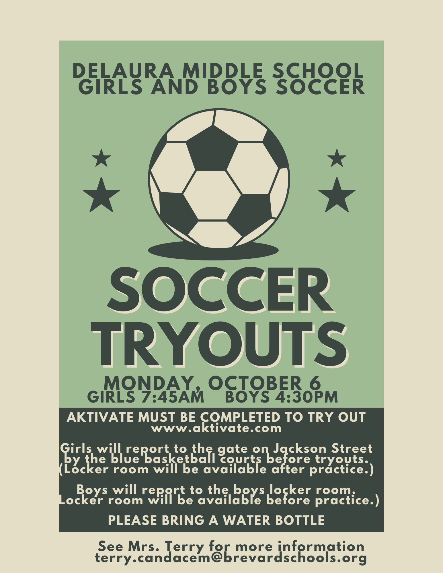 Soccer Tryouts!