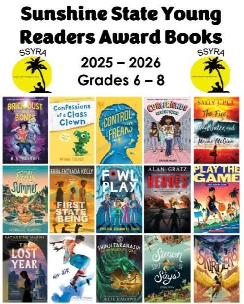 Image of the SSYRA award book covers
