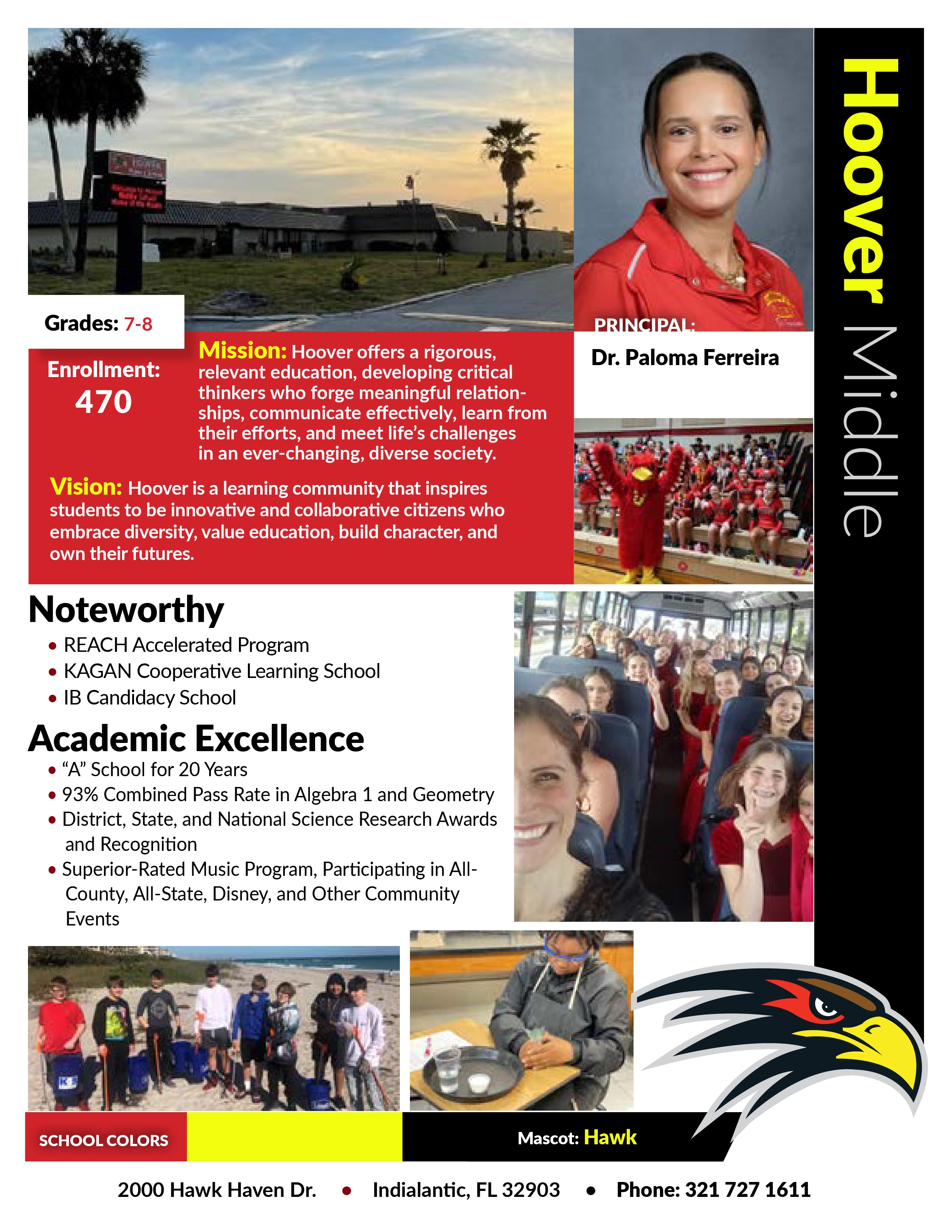 School bio information