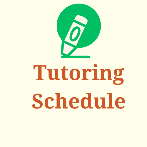 Tutoring Schedule