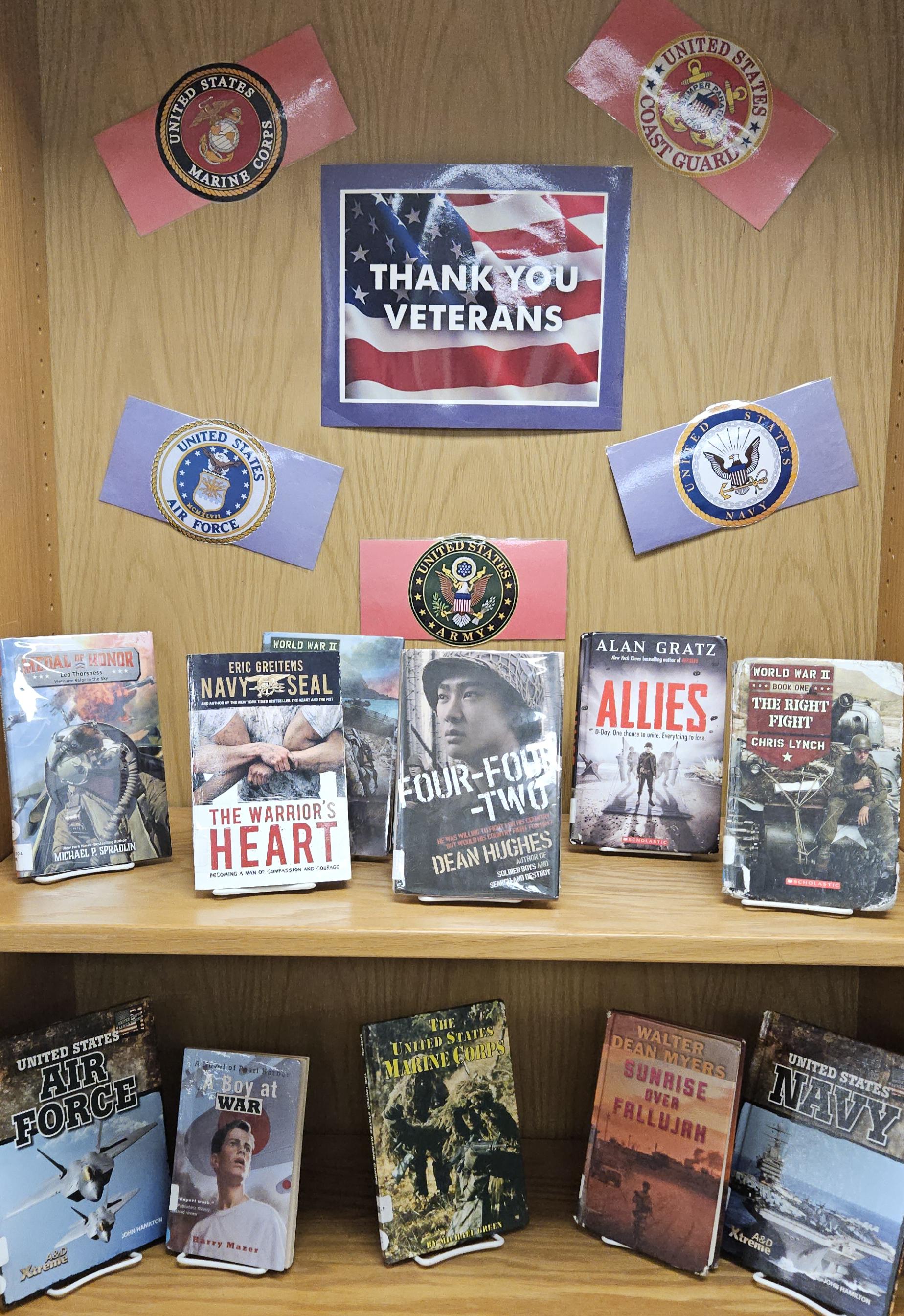 Veteran's Day Book Display