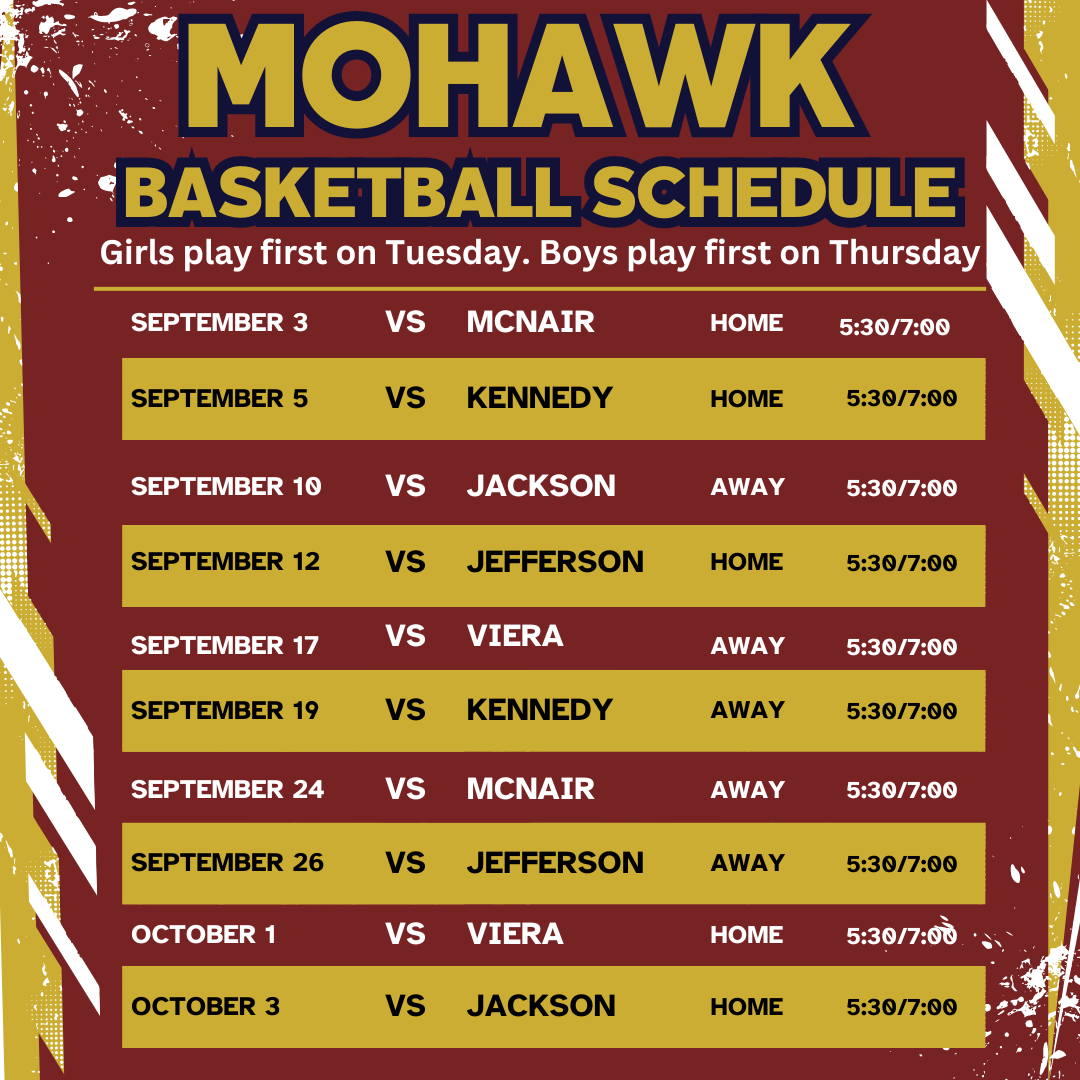 2024 Basketball Schedule