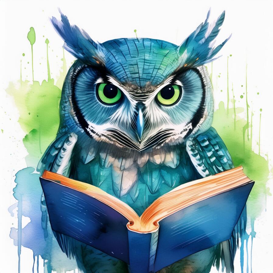 Owl Reading