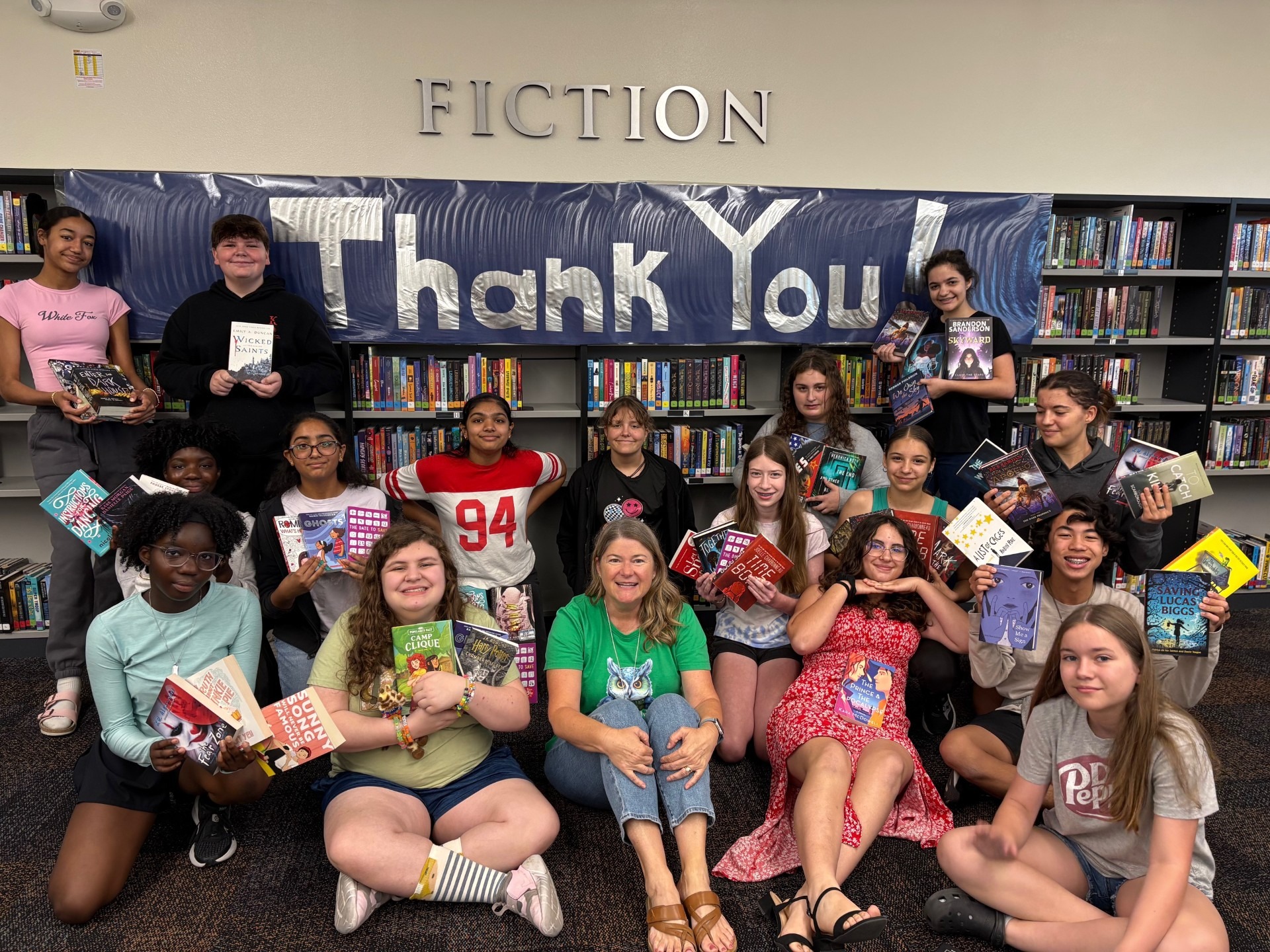 Library Leader end of year club picture