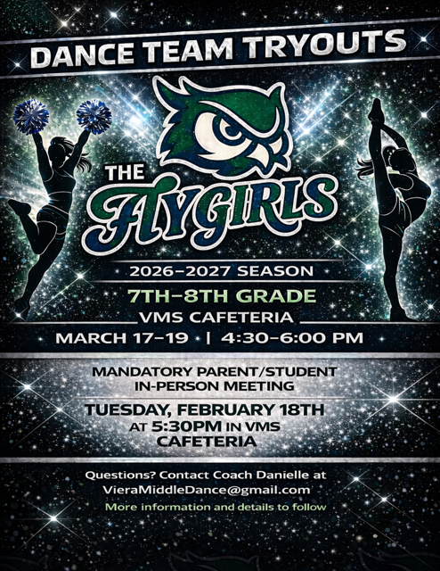 dance tryouts flyer