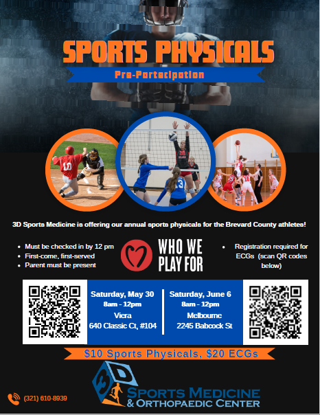 3D Sports Med Phyicals 2026