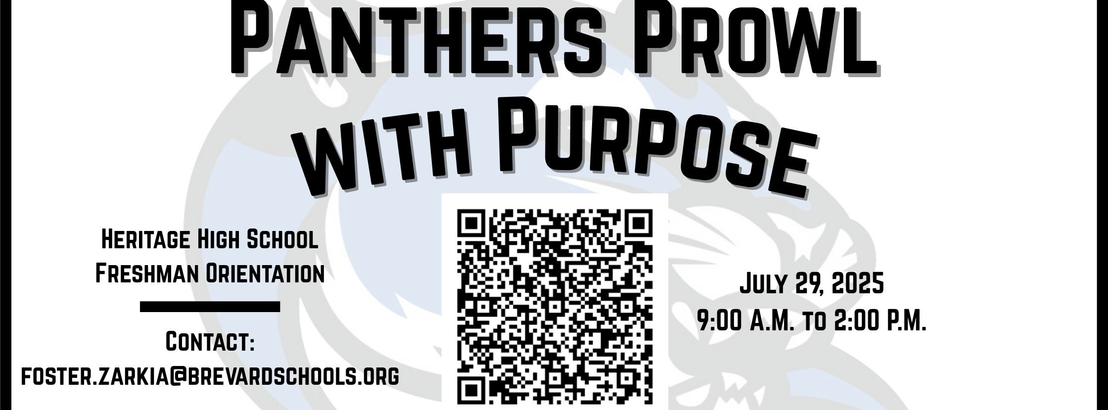 Panthers with a Purpose 