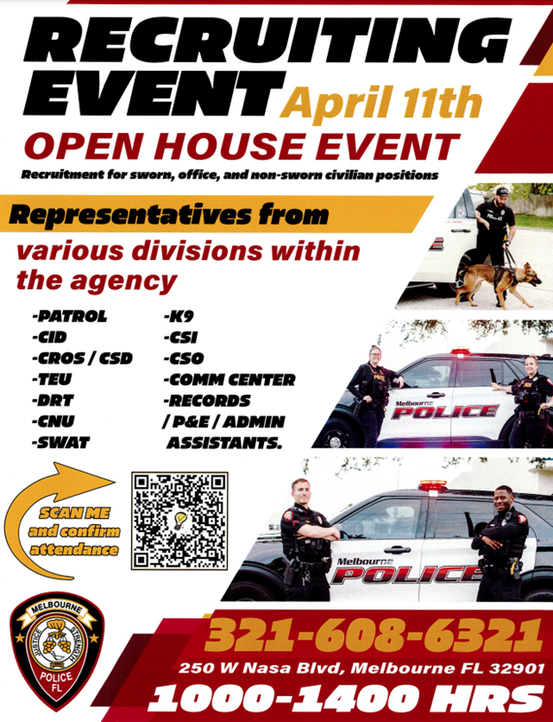 4/11/25 Melbourne Police Dept Recruitment Event