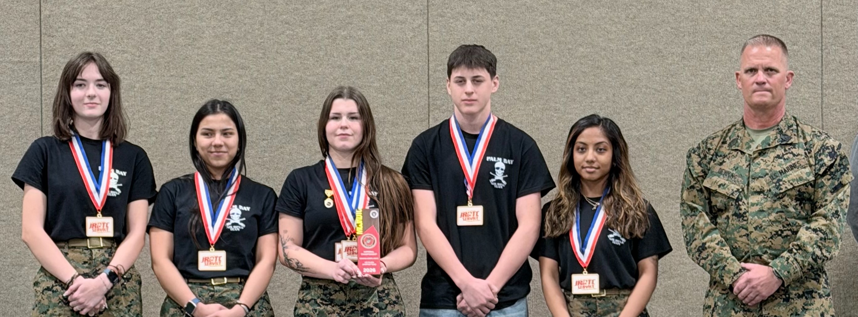 PBMHS MCJROTC Air Rifle Team are National Champions
