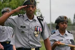 soldier saluted 