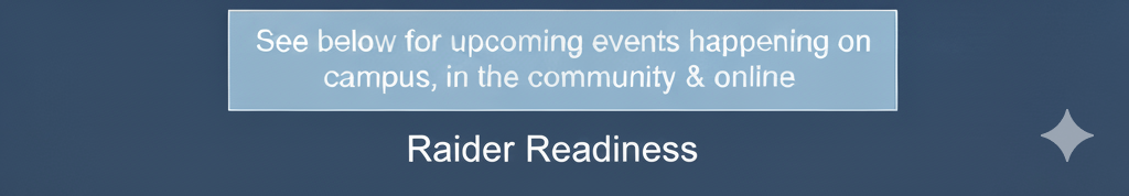 Image saying see below for college, career and military opportunities at our school and in the community.