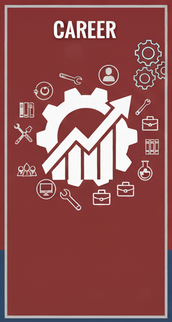 Image saying see below for college, career and military opportunities at our school and in the community.