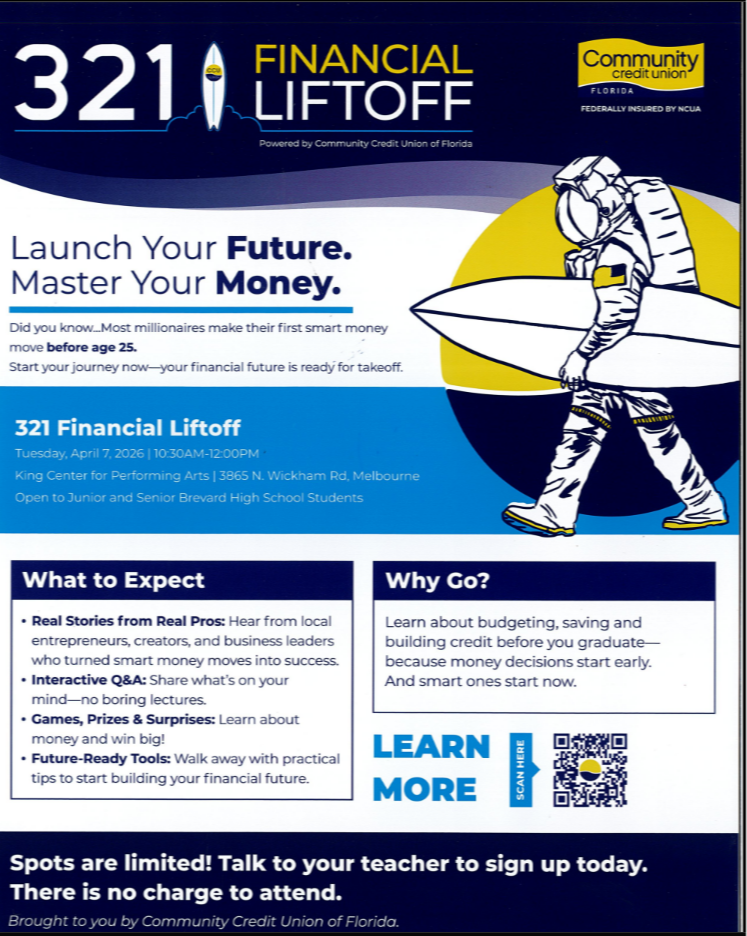 321 Financial Liftoff Field Trip Flyer with information
