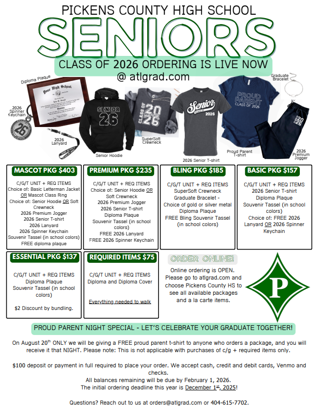 cap & gown flyer 2026