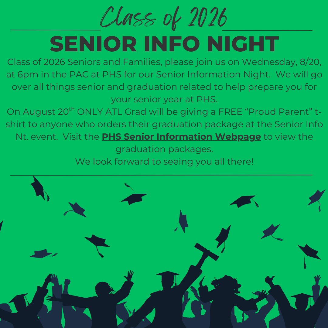 Class of 2026 Senior Information Nt.
