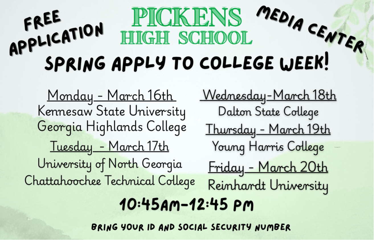 Nov 2025 PHS Apply to College Week