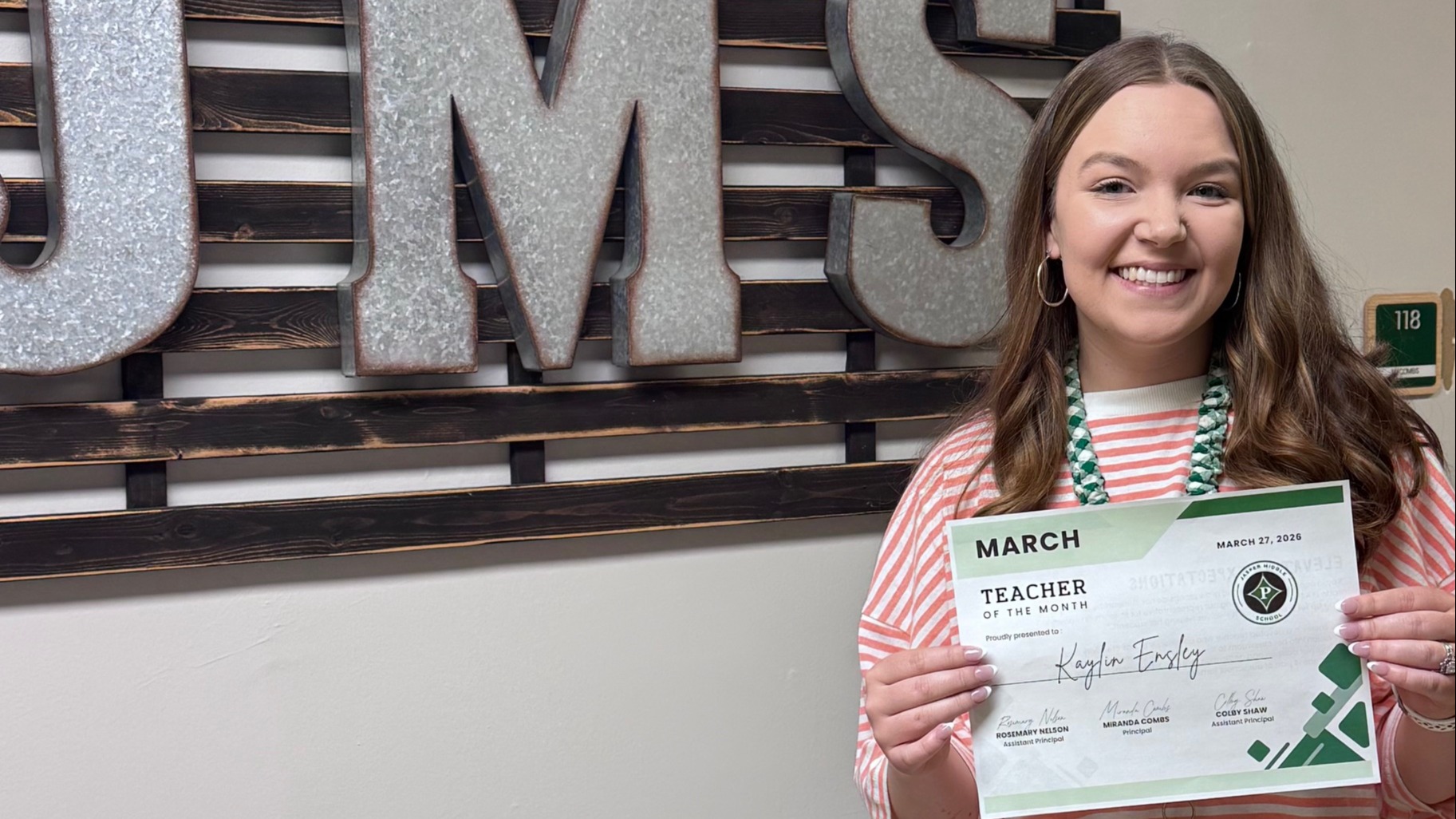 Teacher of the Month