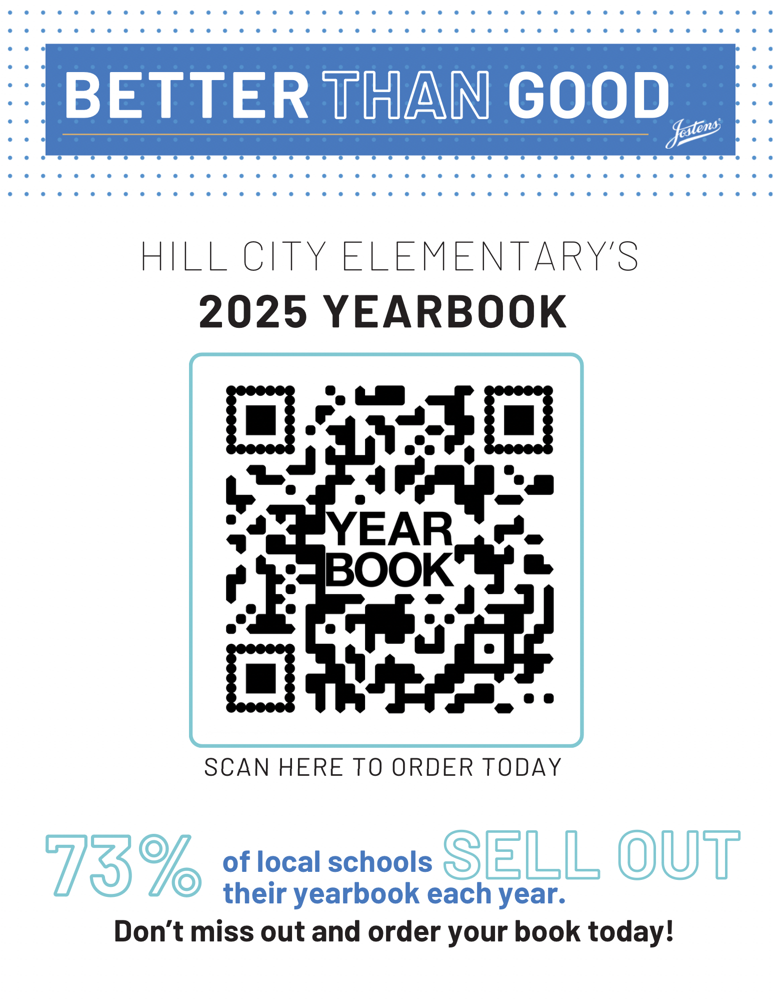 Order yearbook at Jostens.com