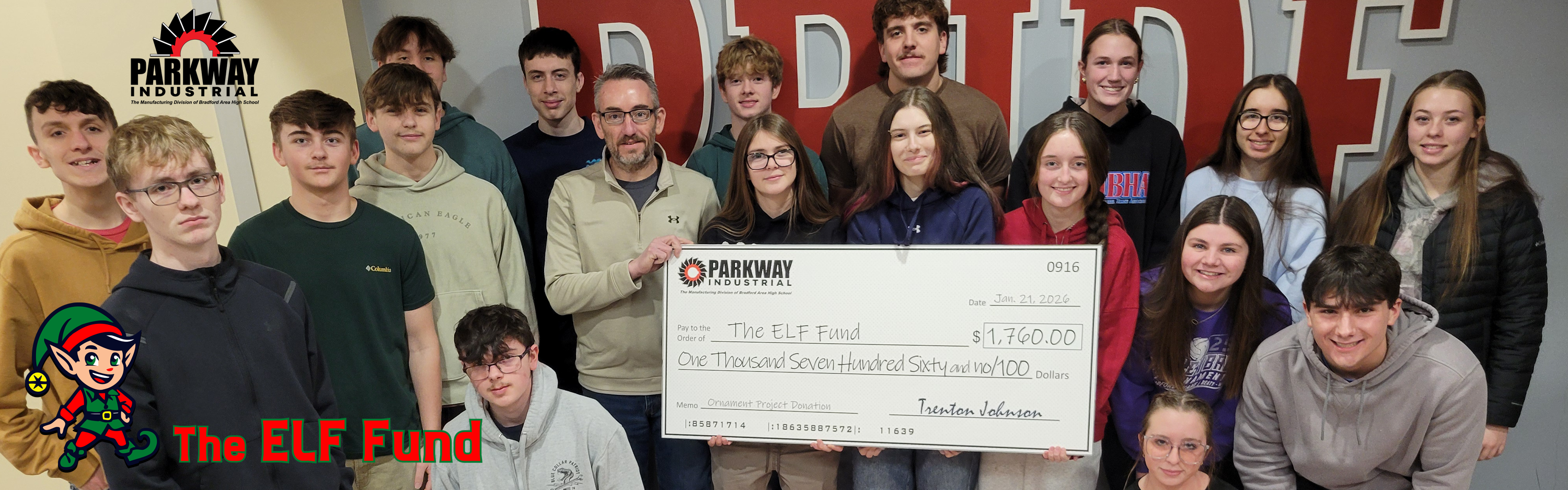 Elf Fund Parkway Check