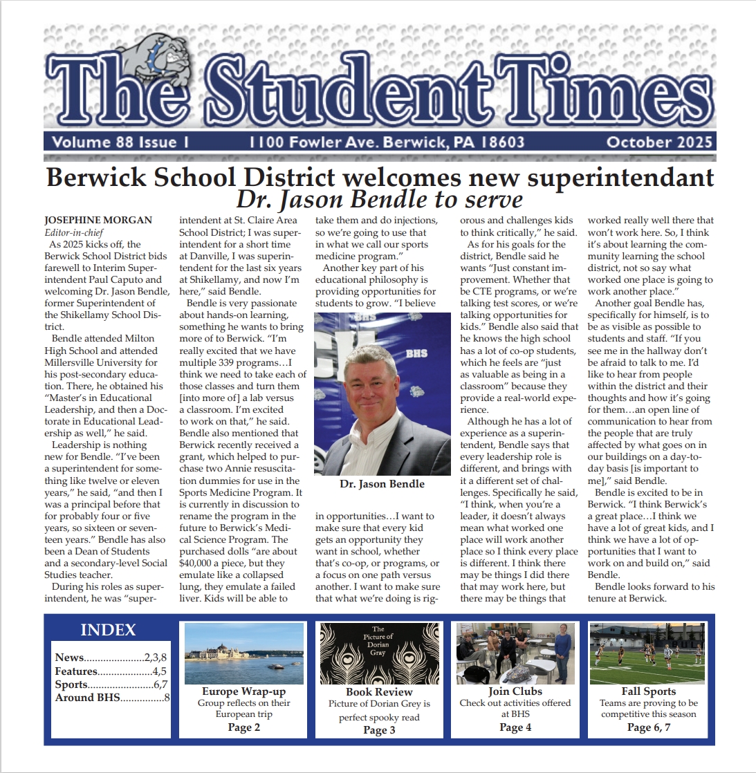 Student Times October 2025 Image