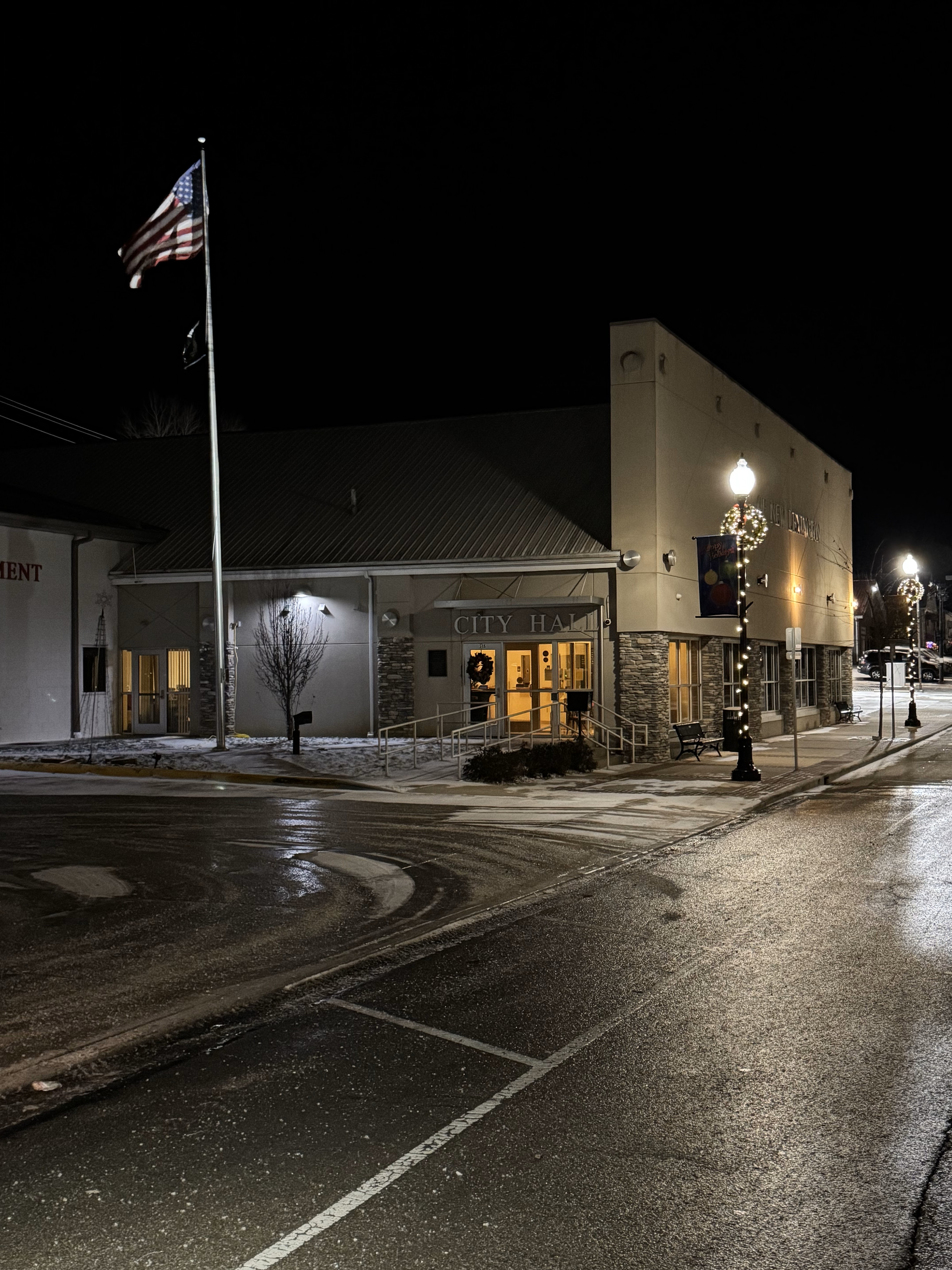 City Hall at night