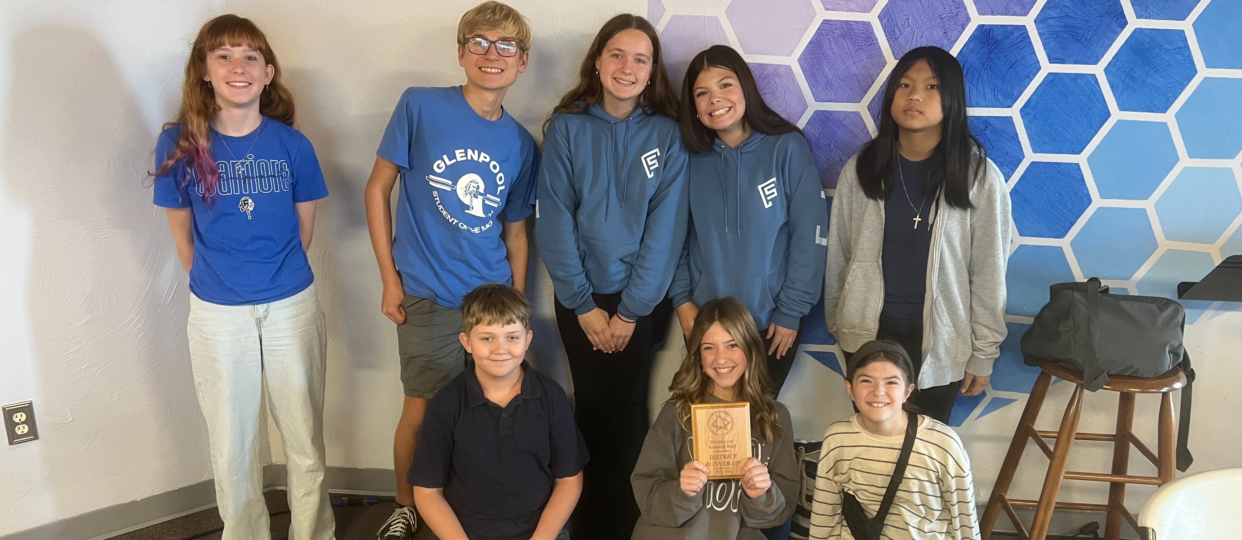 Students with plaque