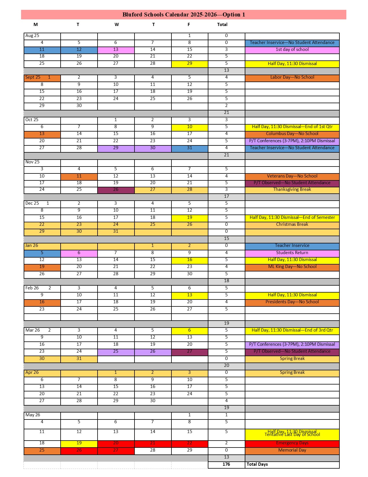 calendar