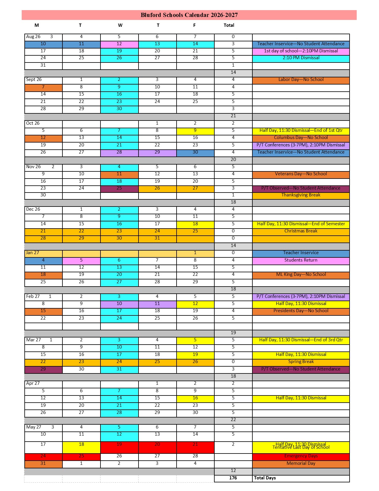 26-27 school calendar