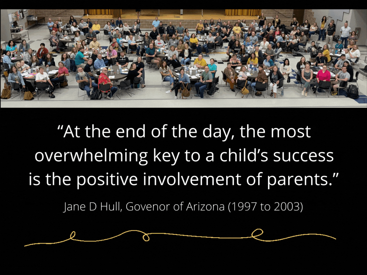 "At the end of the day, the most overwhelming key to a child's success is the positive involvement of parents." Jane D Hull, Govenor of Arizona (1997 to 2003)
