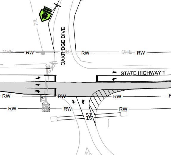 traffic patterns around Liberty Elementary close up