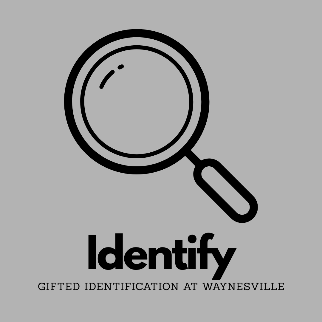 clickable button to learn more about gifted identification at Waynesville