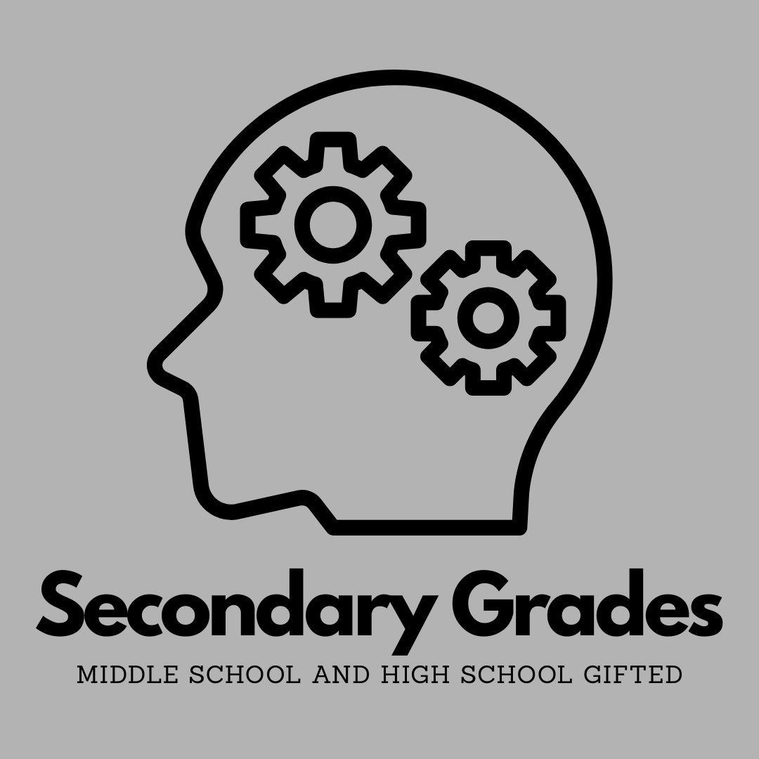 clickable button to learn more about secondary gifted services