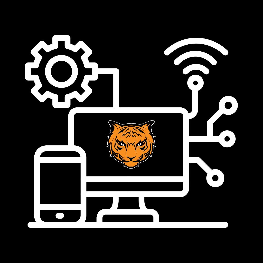 techology logo with tiger